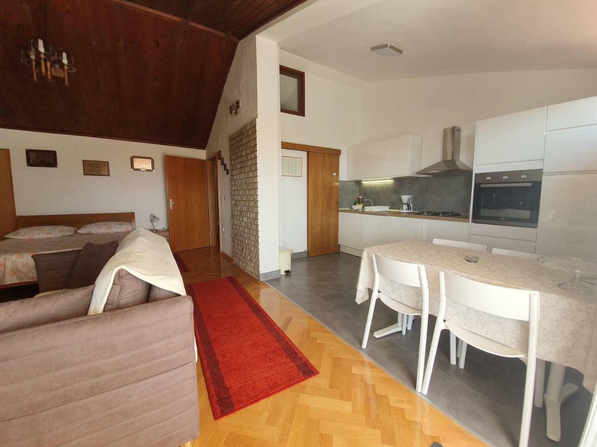 מאקרסקה Penthouse Studio With Sea View מראה חיצוני תמונה